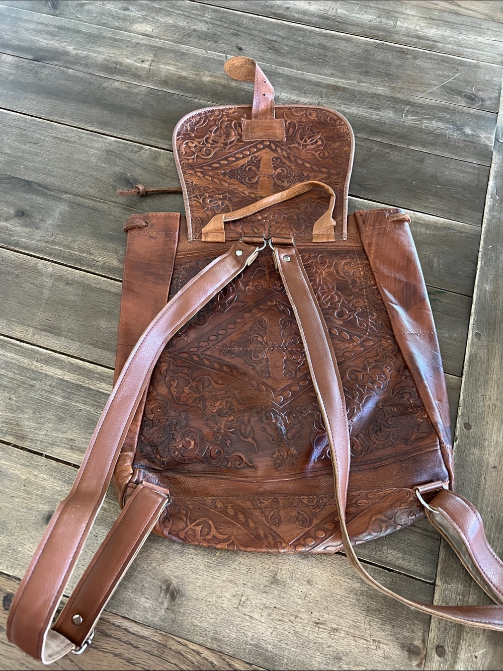 Leather Backpack - Picture 5 of 6